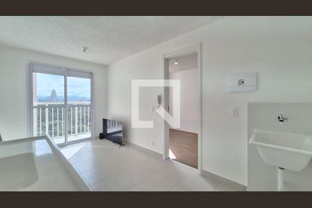 Sala/Cozinha de apartamento para alugar com 1 quarto, 27m² em Barra Funda, São Paulo