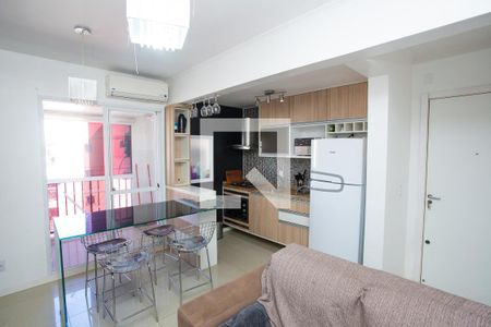 Sala/cozinha de apartamento para alugar com 2 quartos, 50m² em Fátima, Canoas