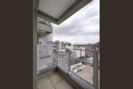 Varanda da Sala de apartamento à venda com 2 quartos, 43m² em Santo Cristo, Rio de Janeiro