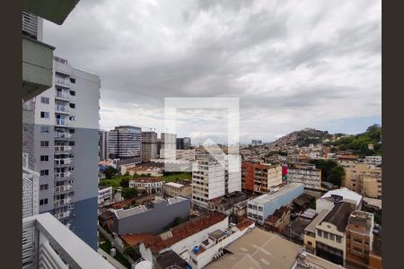Vista da Sala de apartamento à venda com 2 quartos, 43m² em Santo Cristo, Rio de Janeiro