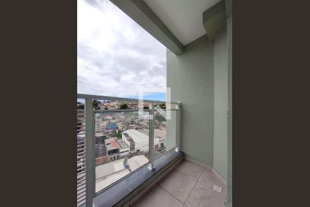 Varanda da Sala de apartamento à venda com 2 quartos, 43m² em Santo Cristo, Rio de Janeiro