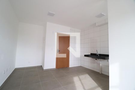 Sala/Cozinha de apartamento para alugar com 2 quartos, 48m² em Gávea, Uberlândia