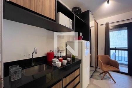 Cozinha de kitnet/studio para alugar com 1 quarto, 31m² em Vila Mariana, São Paulo