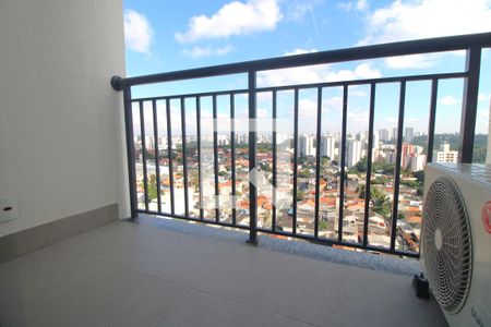 Varanda da Sala de apartamento para alugar com 2 quartos, 58m² em Campininha, São Paulo