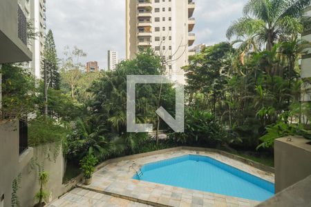 Vista da Sala de apartamento à venda com 2 quartos, 74m² em Vila Andrade, São Paulo