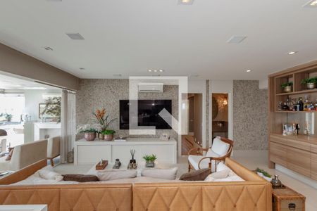 Sala de apartamento à venda com 3 quartos, 138m² em Brooklin, São Paulo