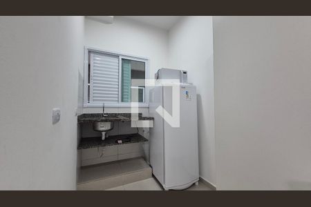 Cozinha de kitnet/studio para alugar com 1 quarto, 15m² em Vila Sao Pedro, Santo André
