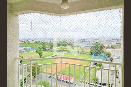 Varanda da Sala de apartamento à venda com 2 quartos, 59m² em Jardim Vila Galvao, Guarulhos