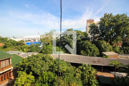 Vista da Sala de apartamento à venda com 1 quarto, 38m² em Menino Deus, Porto Alegre