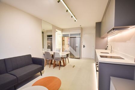Sala/cozinha de apartamento à venda com 1 quarto, 39m² em Vila Mariana, São Paulo