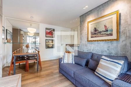 Sala de apartamento para alugar com 2 quartos, 55m² em Vila Olímpia, São Paulo