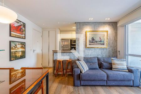 Sala de apartamento para alugar com 2 quartos, 55m² em Vila Olímpia, São Paulo