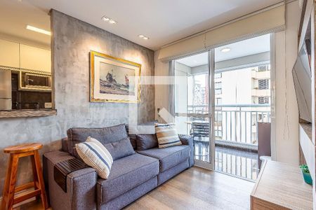 Sala de apartamento para alugar com 2 quartos, 55m² em Vila Olímpia, São Paulo