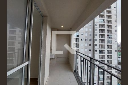 Varanda da Sala de apartamento para alugar com 3 quartos, 55m² em Jardim Santo Antoninho, São Paulo