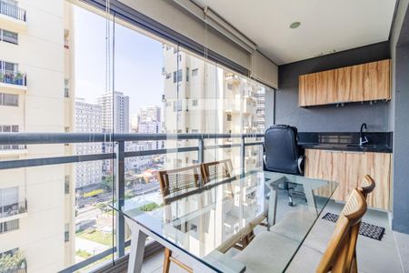 Varanda de kitnet/studio para alugar com 1 quarto, 47m² em Sumarezinho, São Paulo