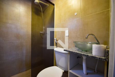Banheiro de kitnet/studio para alugar com 1 quarto, 25m² em Méier, Rio de Janeiro