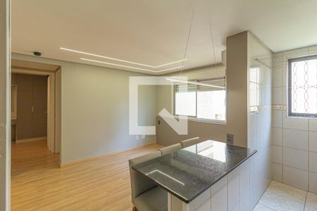 Sala/Cozinha de apartamento à venda com 2 quartos, 44m² em Centro, Canoas