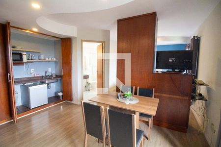 Sala de apartamento à venda com 1 quarto, 33m² em Brooklin, São Paulo