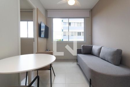 Sala de apartamento para alugar com 2 quartos, 34m² em Santo Amaro, São Paulo