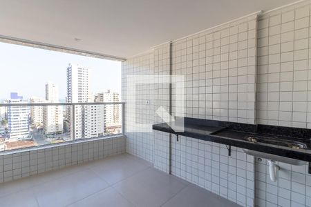 Varanda  de apartamento para alugar com 3 quartos, 98m² em Aviação, Praia Grande
