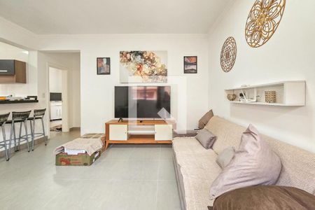 Sala de apartamento para alugar com 2 quartos, 60m² em Parque Enseada, Guarujá