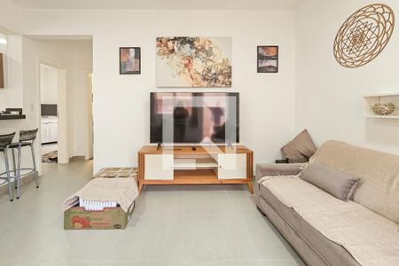 Sala de apartamento para alugar com 2 quartos, 60m² em Parque Enseada, Guarujá