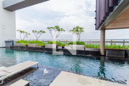 Studio à venda com 29m², 1 quarto e sem vagaPiscina