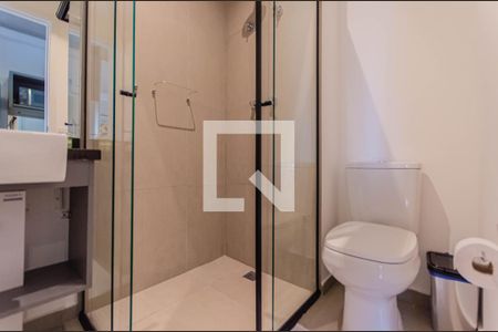 Banheiro de kitnet/studio à venda com 1 quarto, 23m² em Paraíso, São Paulo