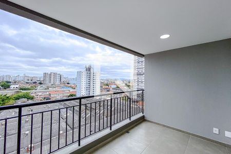 Varanda da Sala de apartamento para alugar com 2 quartos, 53m² em Belenzinho, São Paulo