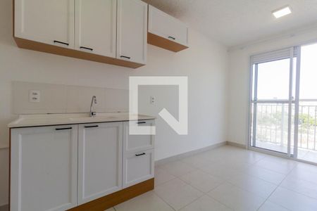 Sala/Cozinha de apartamento para alugar com 1 quarto, 29m² em Guaiauna, São Paulo