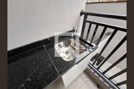 Varanda Sala/Cozinha de apartamento para alugar com 1 quarto, 29m² em Vila Dom Pedro Ii, São Paulo