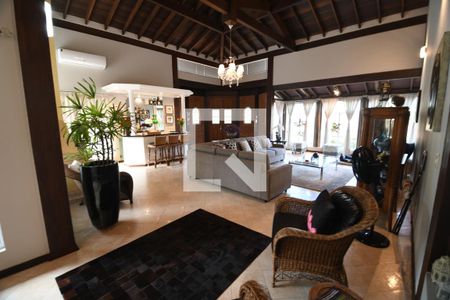 Sala de casa de condomínio à venda com 4 quartos, 470m² em Loteamento Alphaville Campinas, Campinas