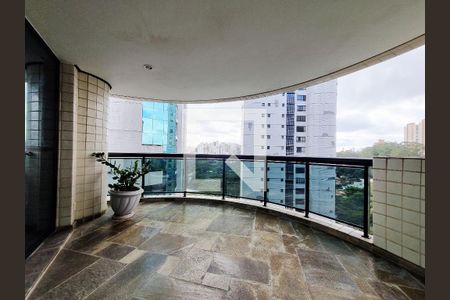 Varanda da Sala de apartamento para alugar com 4 quartos, 288m² em Paraíso do Morumbi, São Paulo