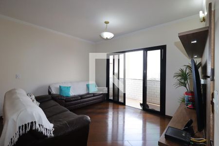 Sala de Estar de apartamento à venda com 4 quartos, 137m² em Vila Assunção, Santo André