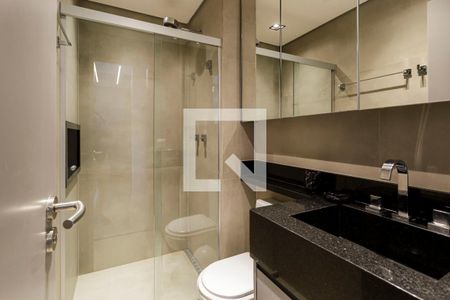 Banheiro de kitnet/studio à venda com 1 quarto, 40m² em Itaim Bibi, São Paulo