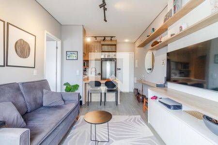 Sala de apartamento à venda com 1 quarto, 40m² em Pinheiros, São Paulo