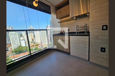 Sacada de apartamento para alugar com 1 quarto, 61m² em Jardim das Acacias, São Paulo