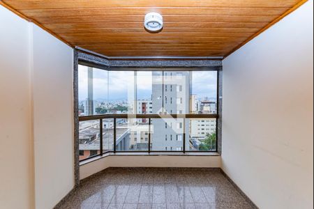 Varanda da Sala de apartamento à venda com 4 quartos, 148m² em Coração Eucarístico, Belo Horizonte