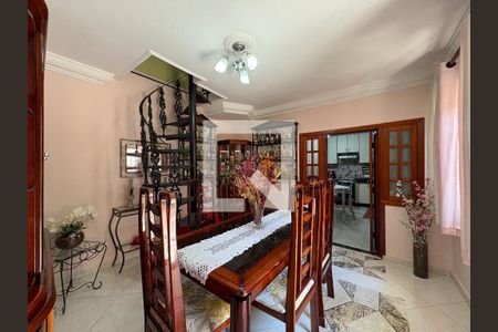 Sala de jantar de casa à venda com 2 quartos, 216m² em Parque das Nações, Santo André