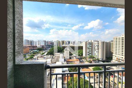 Varanda da Sala de apartamento à venda com 1 quarto, 29m² em Moema, São Paulo