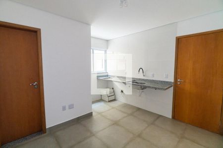 Sala/Cozinha de kitnet/studio para alugar com 1 quarto, 28m² em Jardim Oriental, São Paulo