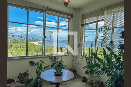 Varanda Sala de apartamento à venda com 4 quartos, 213m² em Flamengo, Rio de Janeiro