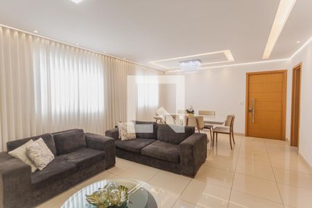 Sala de apartamento à venda com 4 quartos, 289m² em Sagrada Família, Belo Horizonte