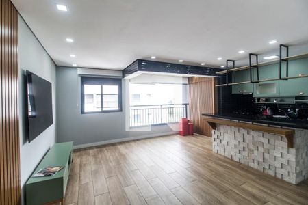 Sala  de apartamento para alugar com 2 quartos, 69m² em Alphaville, Barueri