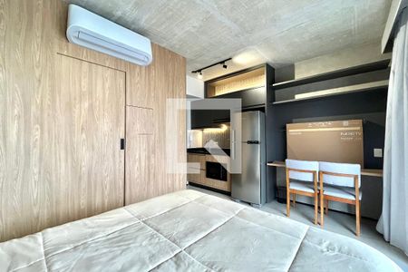 Sala/Quarto de kitnet/studio para alugar com 1 quarto, 29m² em Vila Clementino, São Paulo