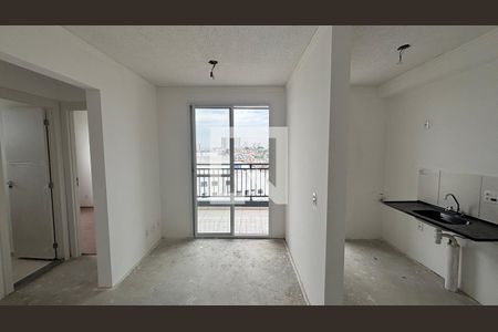 Sala  de apartamento para alugar com 2 quartos, 42m² em Santa Maria, Santo André