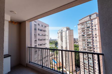 Varanda da Sala de apartamento para alugar com 2 quartos, 52m² em Alphaville Empresarial, Barueri