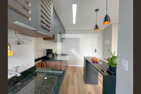 Sala/cozinha de apartamento à venda com 2 quartos, 40m² em Barra Funda, São Paulo