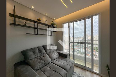 Sala/cozinha de apartamento à venda com 2 quartos, 40m² em Barra Funda, São Paulo