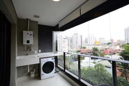Varanda da Sala de apartamento para alugar com 1 quarto, 37m² em Vila Mariana, São Paulo